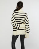 Striped Turtle Neck Sweater