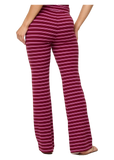 Zinnia Pant in Sipping Sangria Stripe, back view