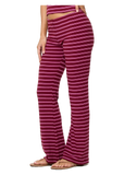 Zinnia Pant in Sipping Sangria Stripe