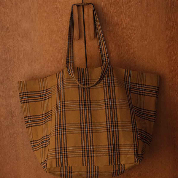Elisa Tartan Tote