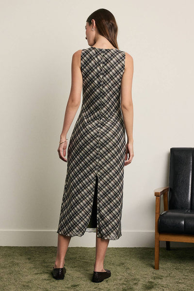 Harlow Plaid Maxi Dress