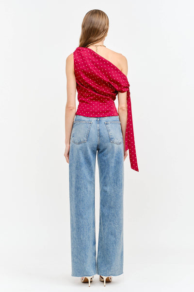Celestine Dot Top