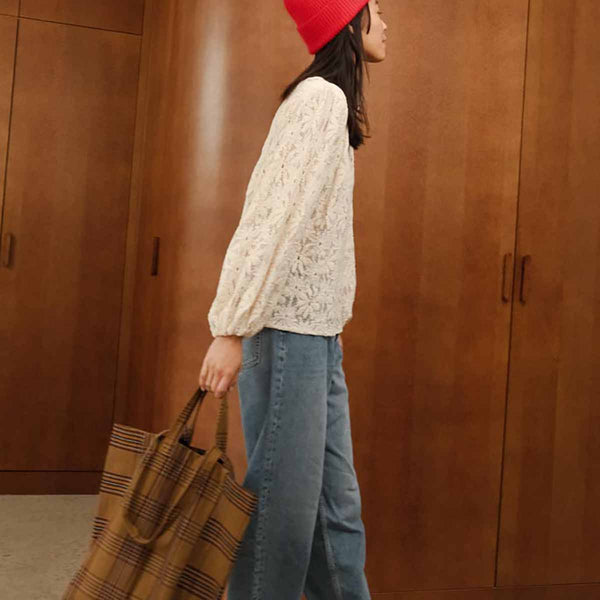 Elisabeth Tartan Tote