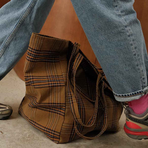 Elisa Tartan Tote