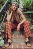 Maddie Cardigan in Mocha, styled