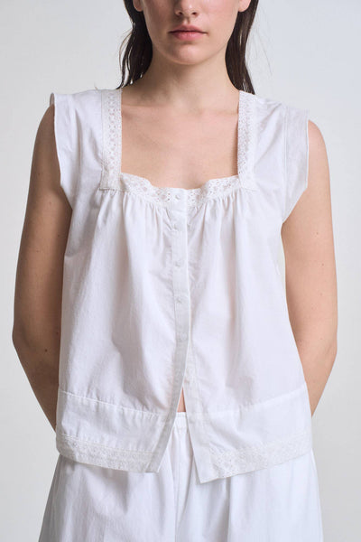 Sleepless Eyelet Top