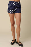 Nataly Polka Dot Linen Shorts