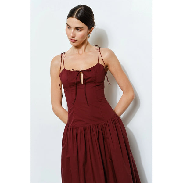 Jacqueline Drop Waist Midi Dress