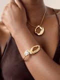 Molten Marquise Cuff
