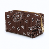 Bandana Cosmetic Case - Coco Brown