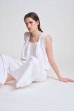 Sleepless Eyelet Top