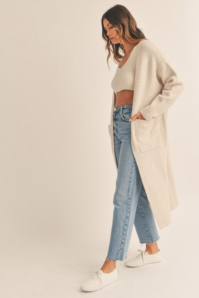 Alyssa Cardigan - Taupe