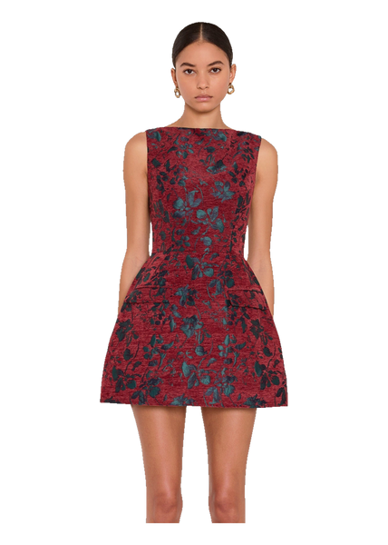 Amanda Uprichard Banco Dress in Rosette Jacquard