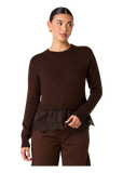 ASTR The Label Juliette Sweater in Espresso