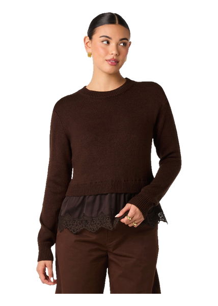 ASTR The Label Juliette Sweater in Espresso
