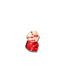 Lucky Dice Claw Hair Clip