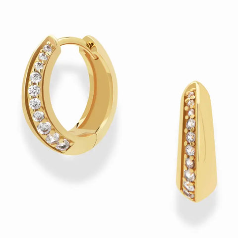 Grande Corey Pave Hoops