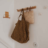 Elisa Leopard Caramel Tote