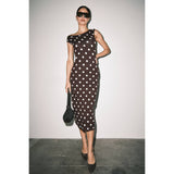 Ainsley Polka Dot Midi Dress