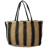 Bon Voyage Raffia Tote Bag