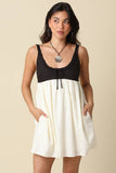 Kamari Contrast Mini Dress