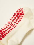 Strawberry Ruffle Pilates Sock