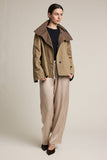 Reversible Plaid Button Jacket