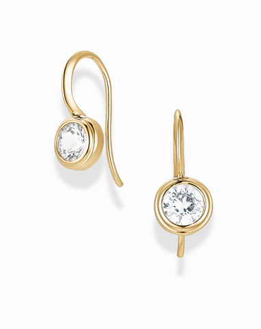 Vera Round French Hook Earrings