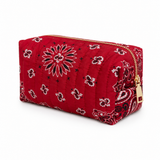 Bandana Cosmetic Case - Classic Red