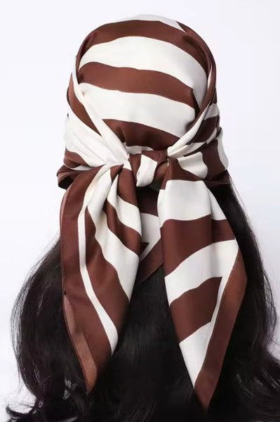 Zebra Bandana Scarf
