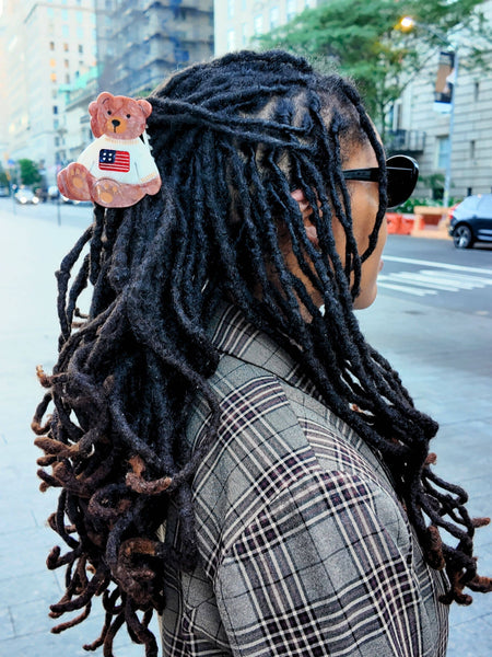 American Teddy Hair Clip
