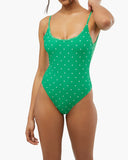 Scoop Cami Micro Polka Dot One Piece