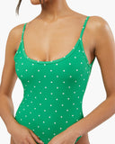 Scoop Cami Micro Polka Dot One Piece