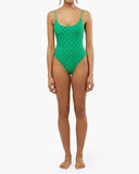 Scoop Cami Micro Polka Dot One Piece