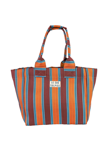 Le Sac Sulpice Biarritz Maxi Tote in Sunrise stripe