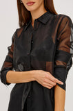 Rails Bretton Shirt in Black Organza