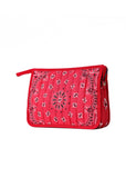Bandana Cosmetic Pouch - Red
