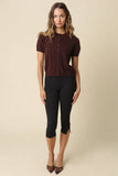 Maddie Cardigan in Brown, full length