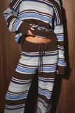 Multi Stripe Sweater Set
