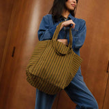 Elisabeth Tennis Stripe Tote