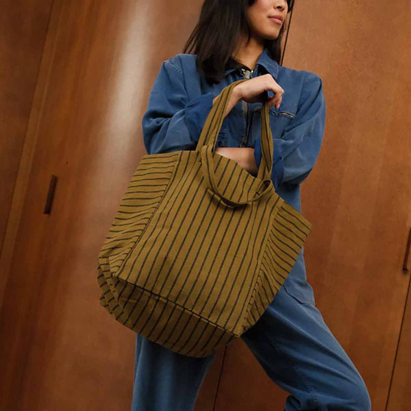 Elisabeth Tennis Stripe Tote