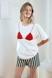 Bikini Graphic Tee - Red