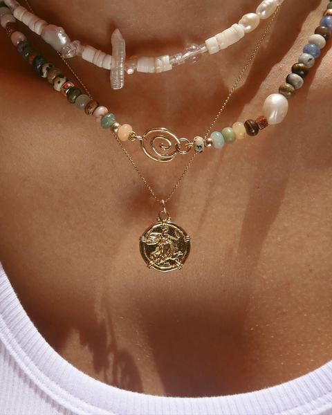 Naomi Ancient Coin Charm