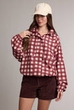 Rosie Check Windbreaker
