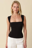 Elara Structured Top