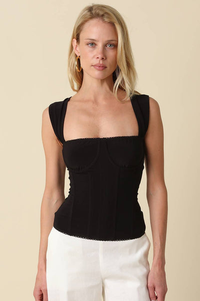 Elara Structured Top