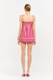 Juni Red Stripe Top