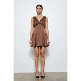 Elena Satin Mini Dress