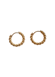 Cere Twisted Hoop Earrings