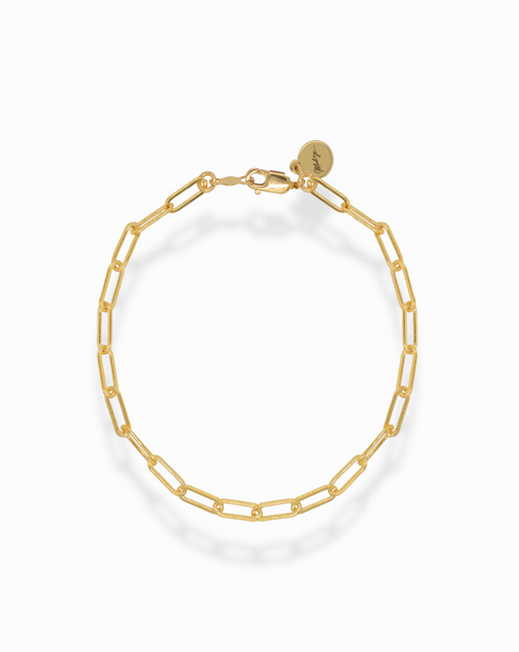 Charlie Paperclip Chain Bracelet detail